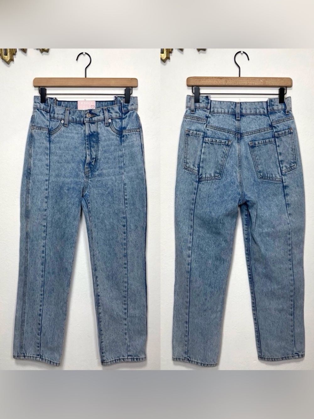 Revice High Rise Straight Jeans
